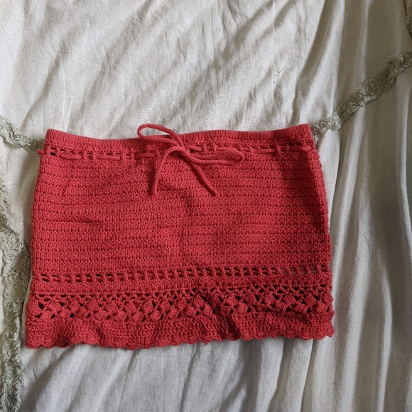Pink Crochet Tube Top - Picture 2 of 5